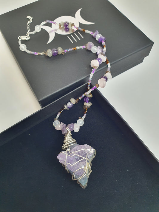 Amethyst Sterling Silver Necklace