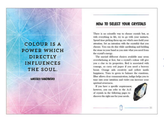 The Little Book of Crystals by Astrid Carvel