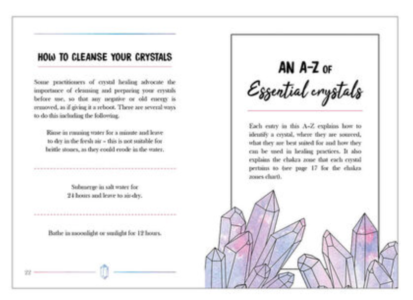 The Little Book of Crystals by Astrid Carvel