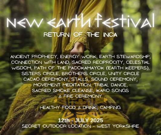 NEW EARTH FESTIVAL - Day Retreat - Saturday 12th July. (camping available 11th - 13th July)