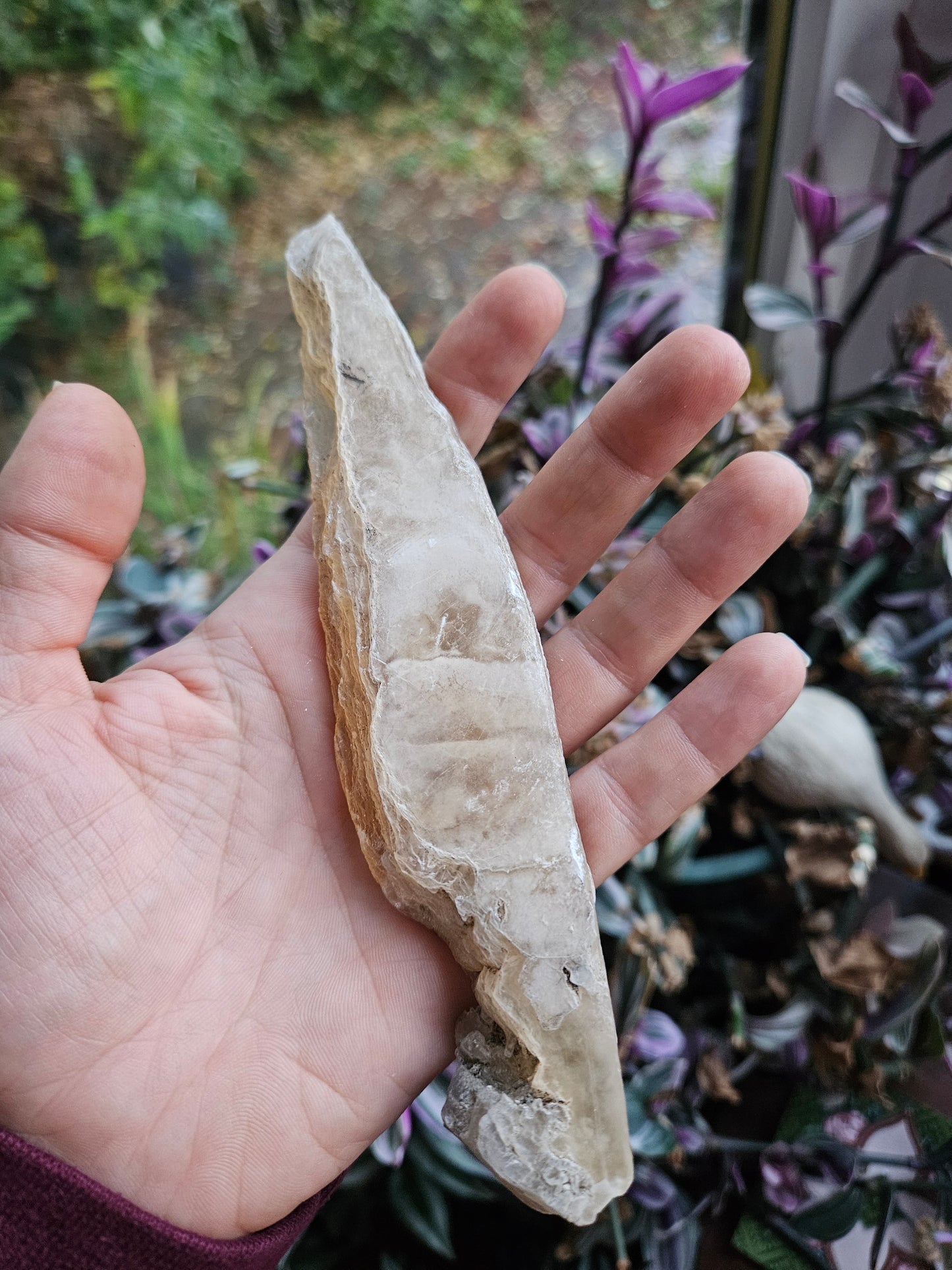 Fishtail Selenite 'dagger'