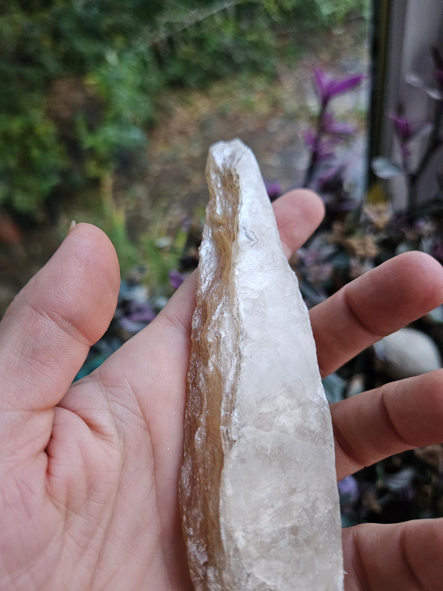 Fishtail Selenite 'dagger'