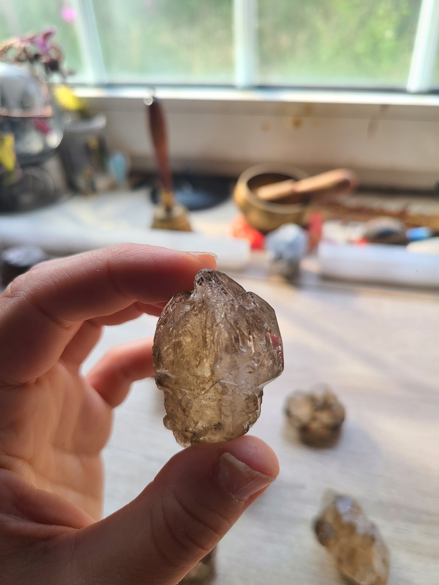 Brazillian Elestial Smokey Quartz