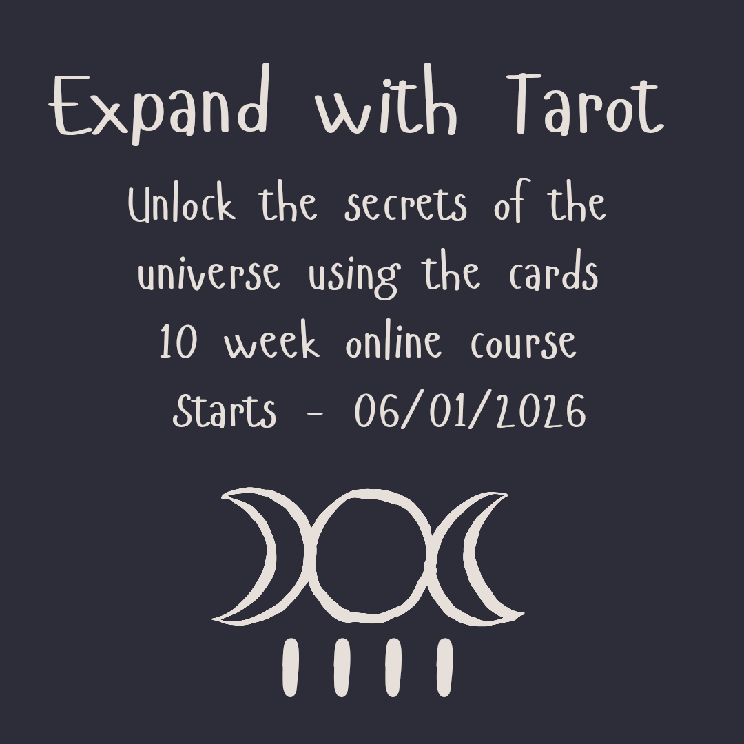10 Week Tarot Course - Online via zoom - starting Tuesday 6th January 2026