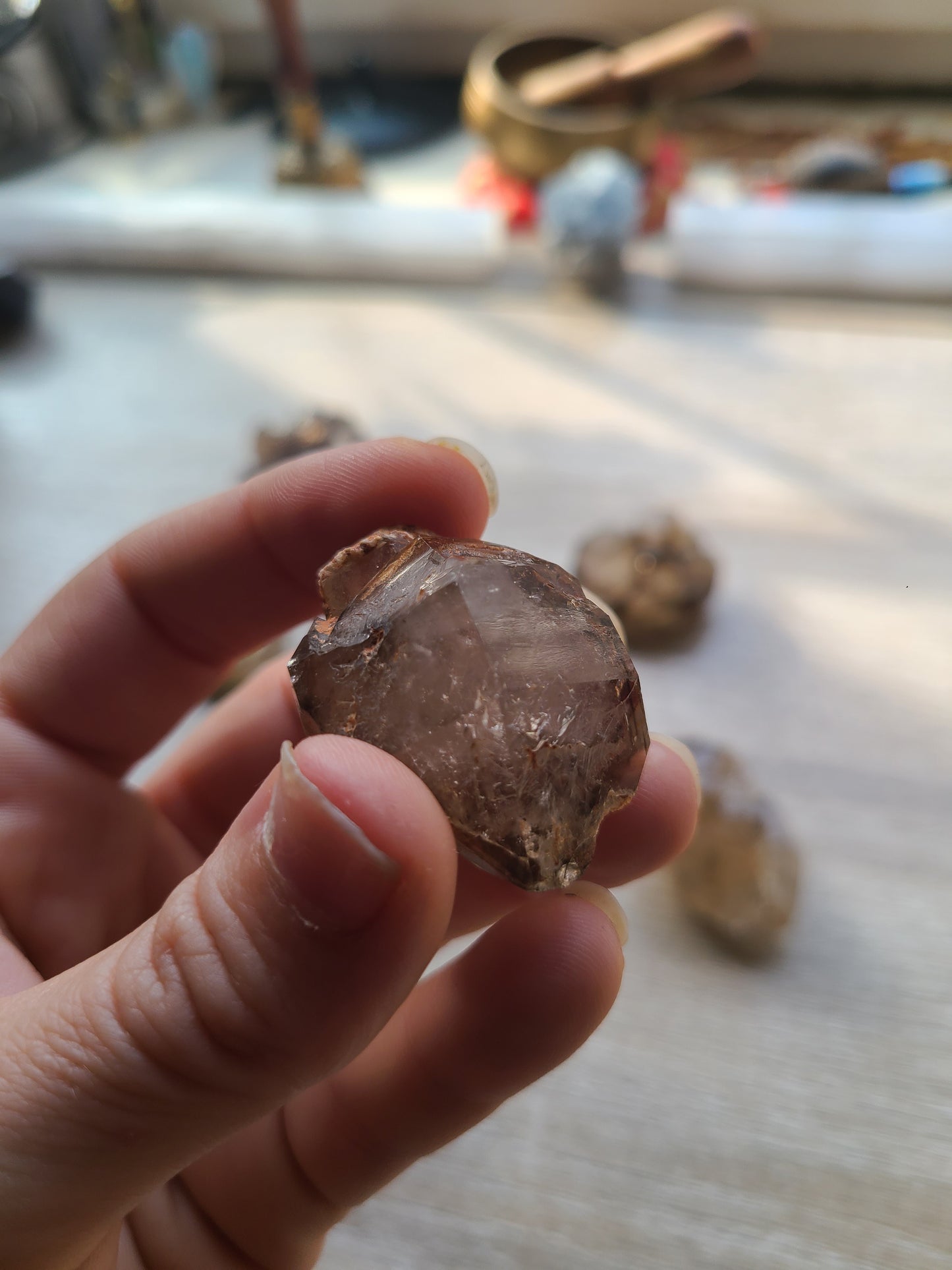 Brazillian Elestial Smokey Quartz