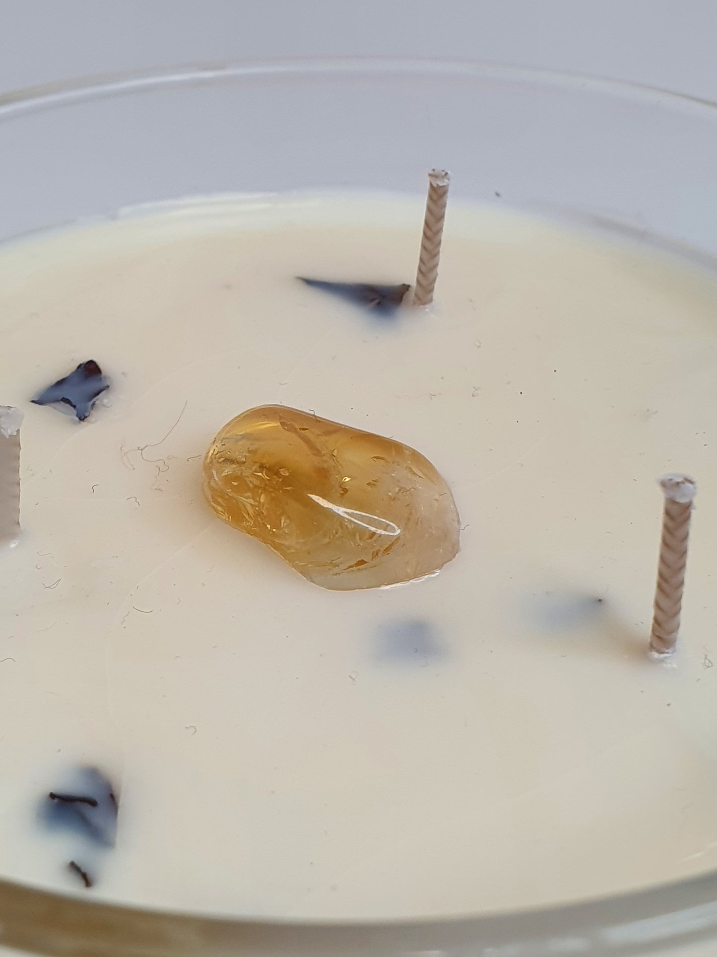 JOY bowl candle with Citrine